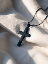 minimalist cross necklace