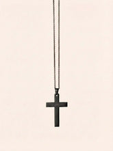 minimalist cross necklace